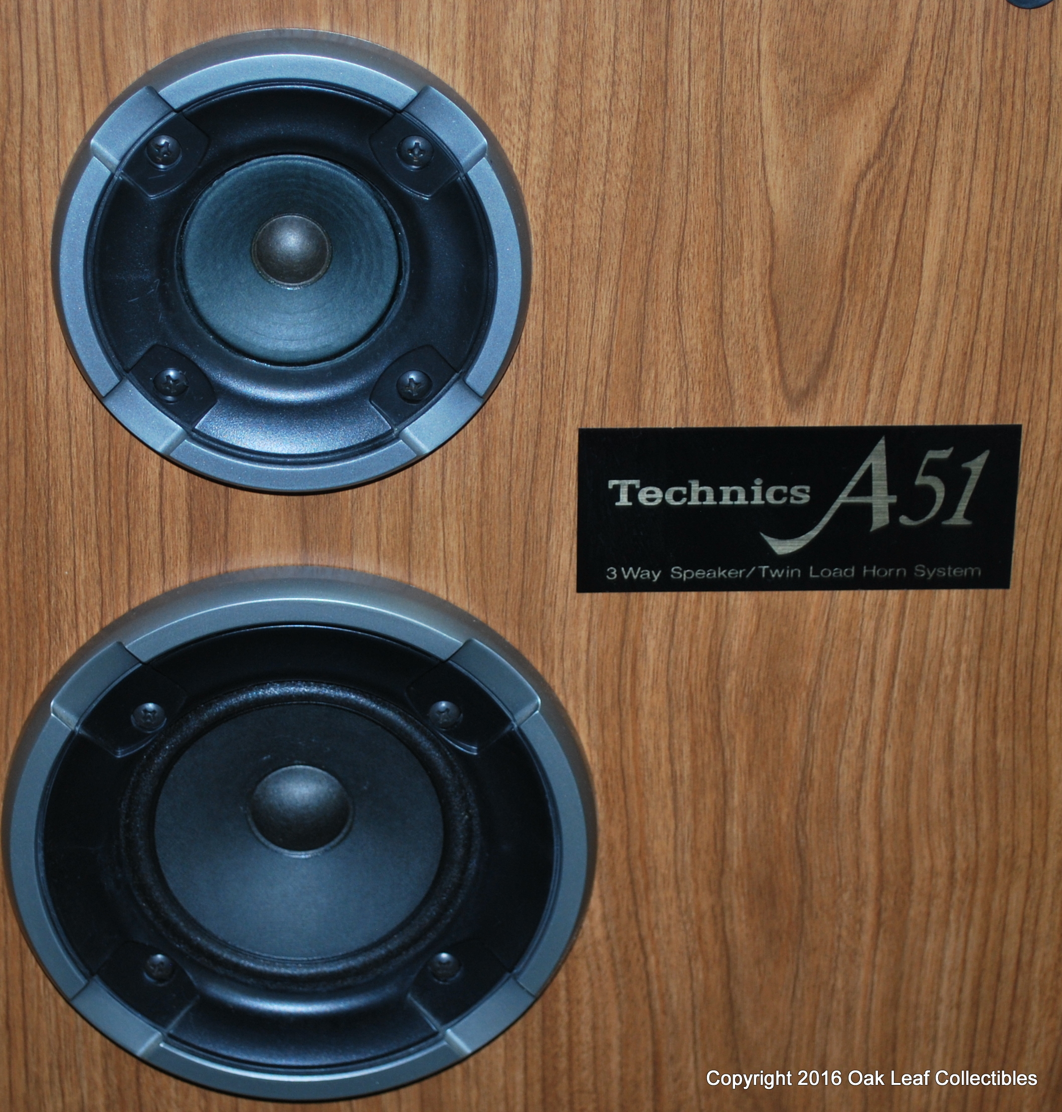 TECHNICS SBA51 3 WAY SPEAKER SYSTEM 200 W TESTED Work Well! eBay