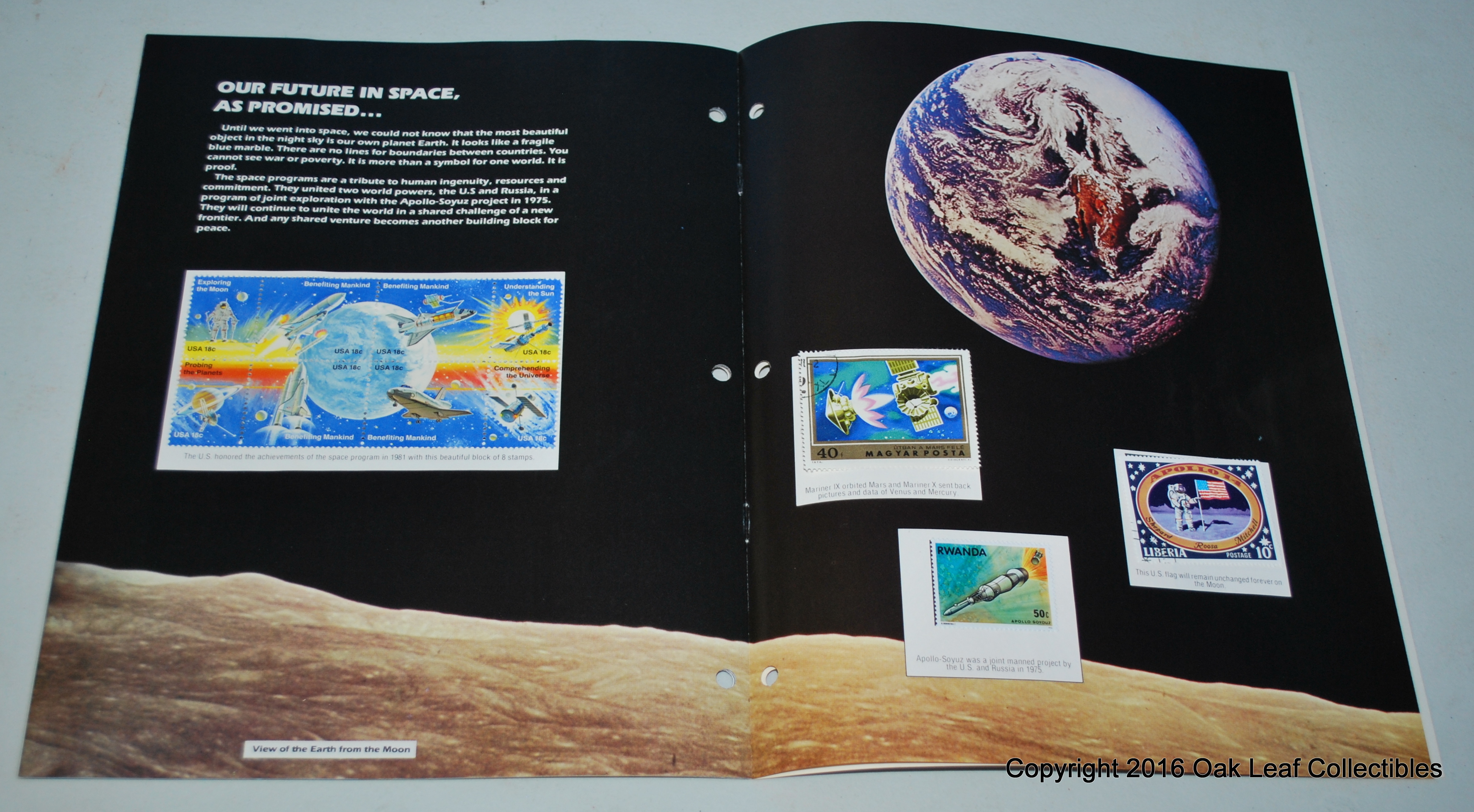 Postal Outer Space Stamp Album Stamp Collecting Kit Vintage Complete eBay