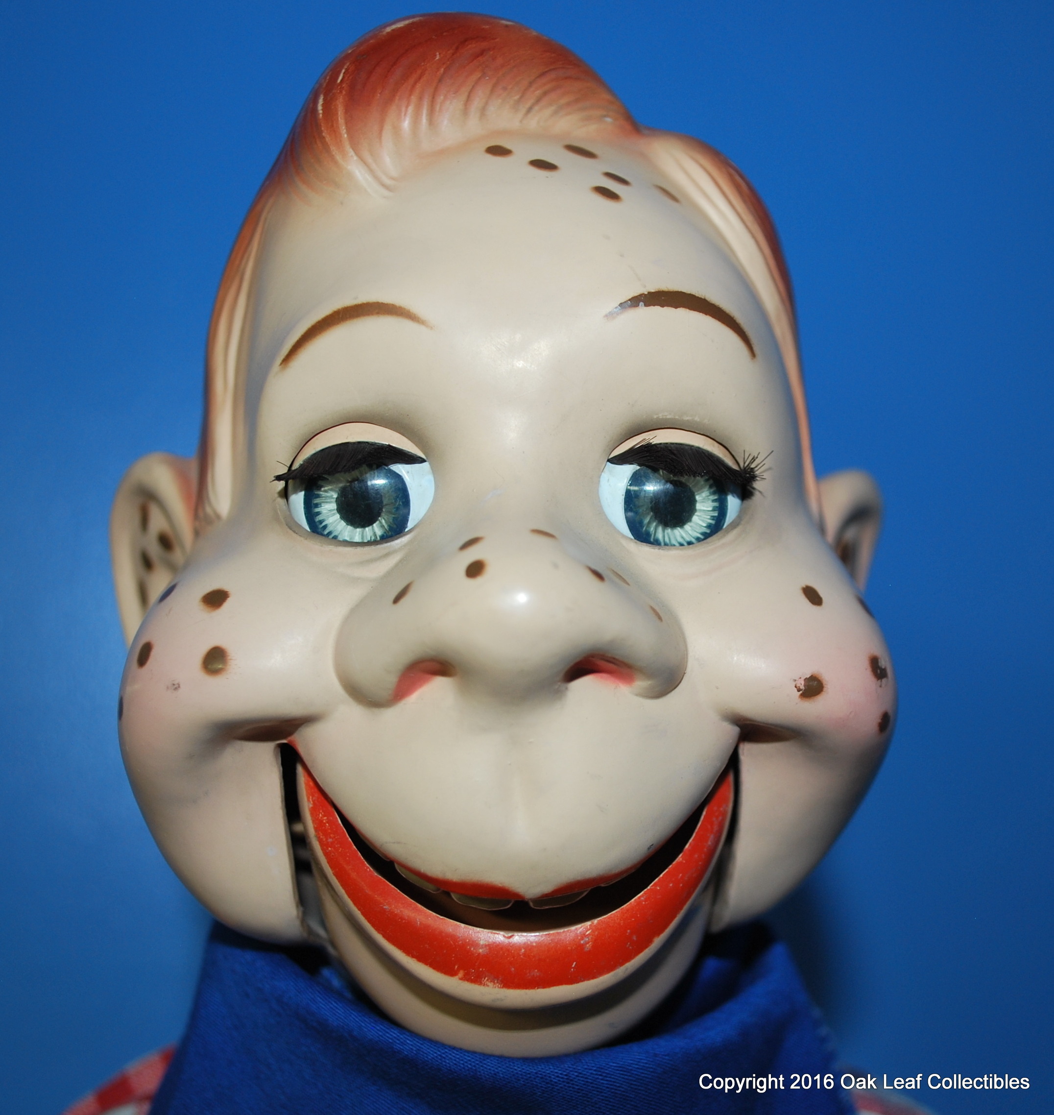 24" 1950s Howdy Doody Ideal Ventriloquist Doll Sleep Eyes Original