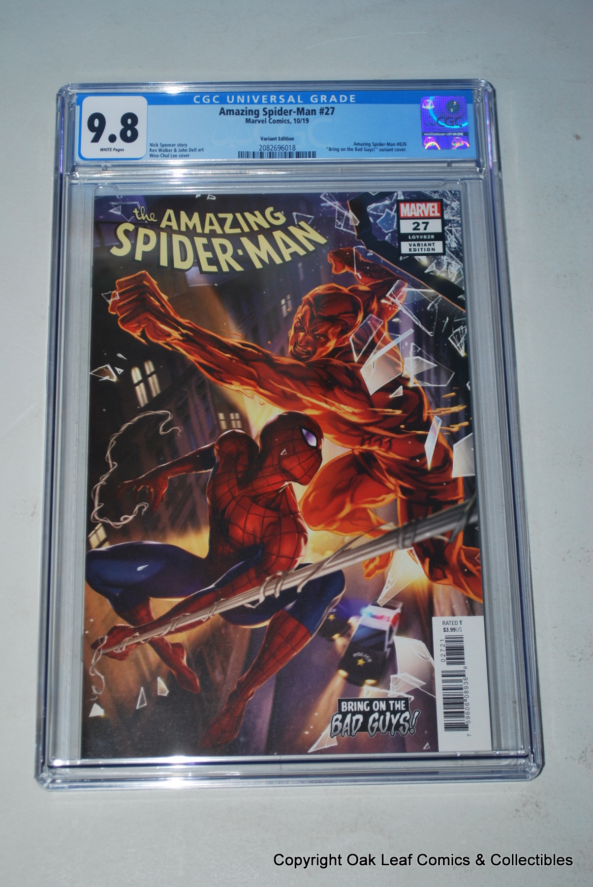 NM Amazing Spider-Man #27 Lee BOBG Variant Marvel, 2019