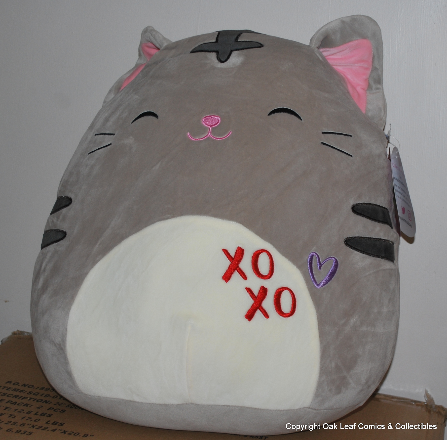 valentines day squishmallow cat